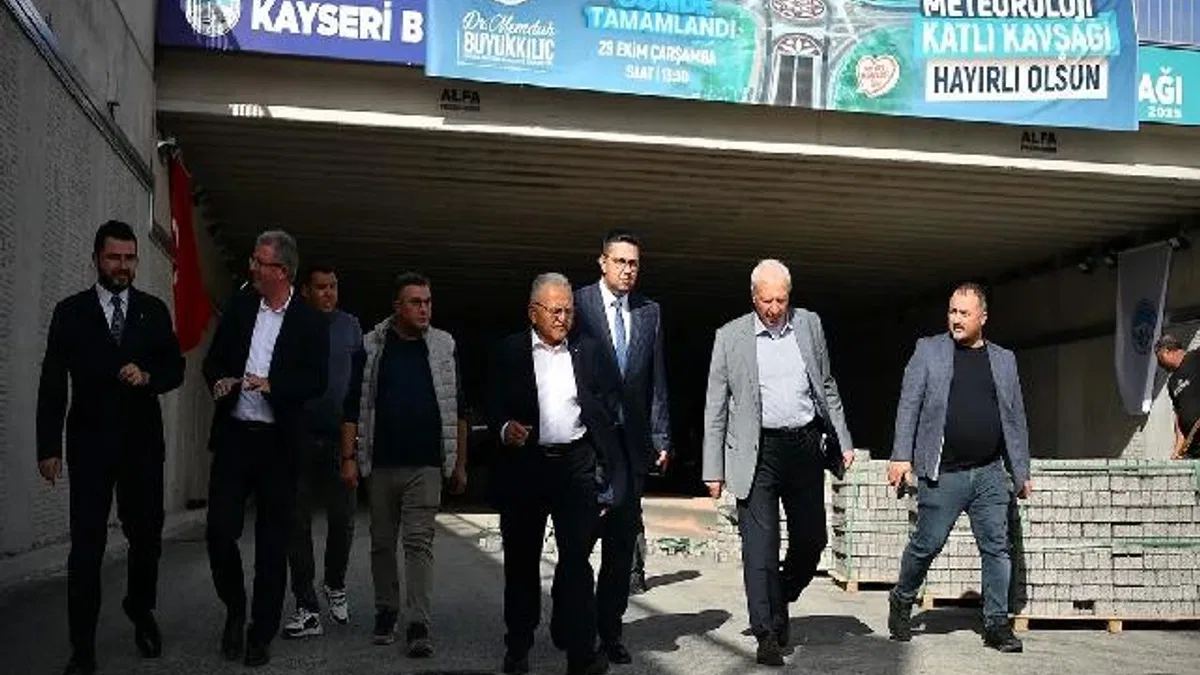 Kayseri Büyükşehir'den katlı kavşak tanıtımı