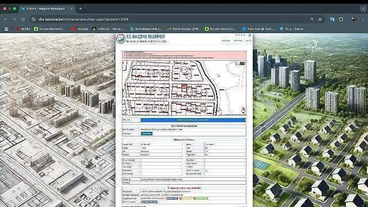 Balçova Belediyesi'nden vatandaşa e-imar kolaylığı