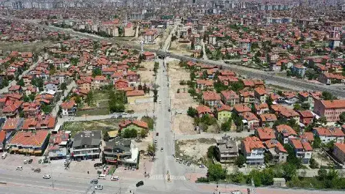 Konya Meram'da Hasanköy yeni çehreye kavuşuyor