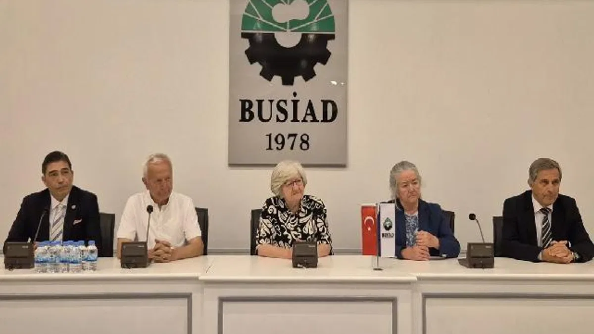 Küresel ısınma ve organik tarım BUSİAD Evi’nde konuşuldu