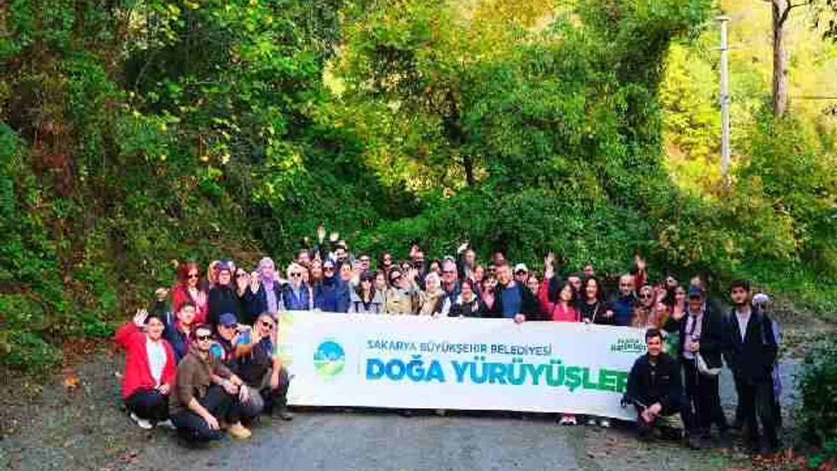 Sakarya'da sonbaharda büyüleyici rotada yürüyüş