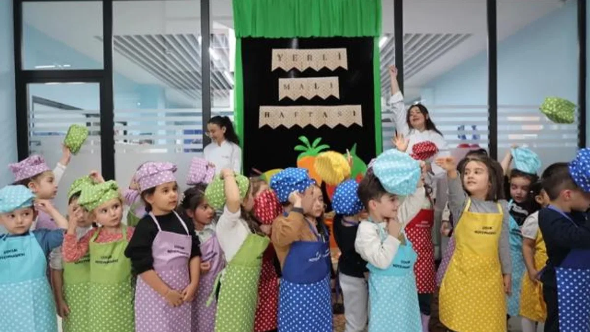 Kayserili minik şefler mutfağa girdi