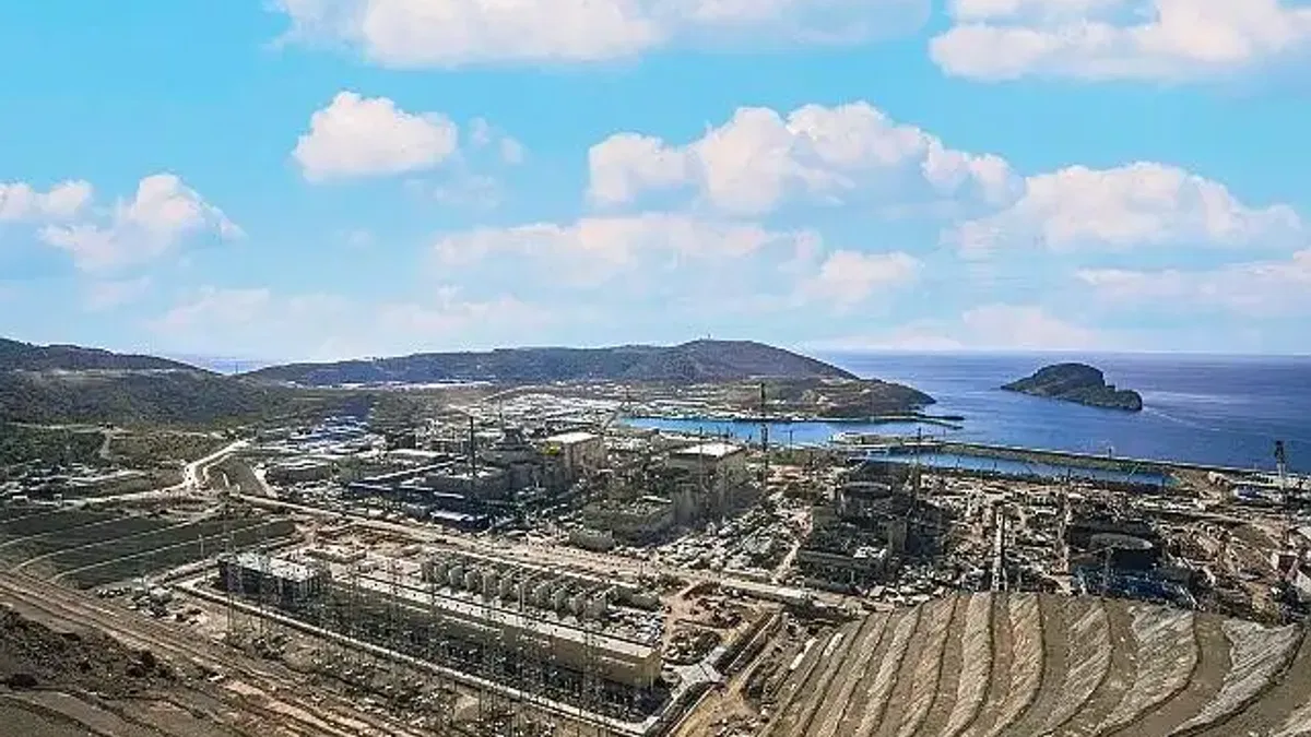 Akkuyu NGS sahasında, santralın ortak tuzdan arındırma kompleksi işletmeye alındı