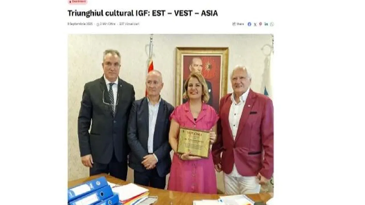 İzmit’in kültürel iş birliği Romanya basınında