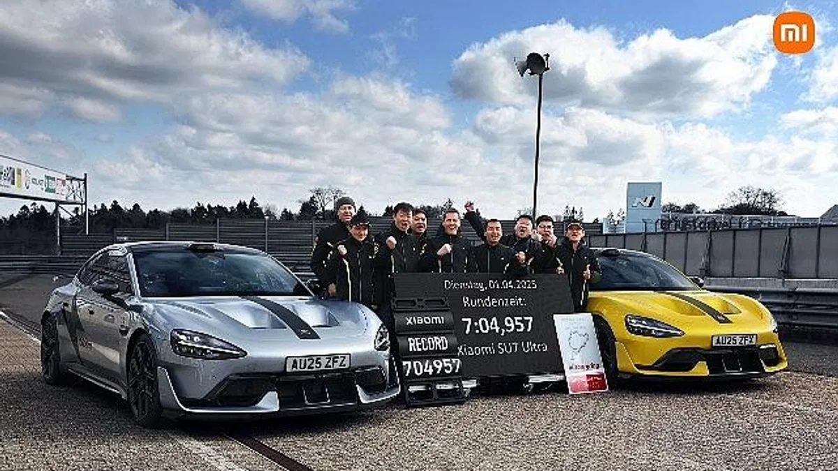 Xiaomi SU7 Ultra, Nürburgring'de Elektrikli Üst Segmentte Rekor Kırdı