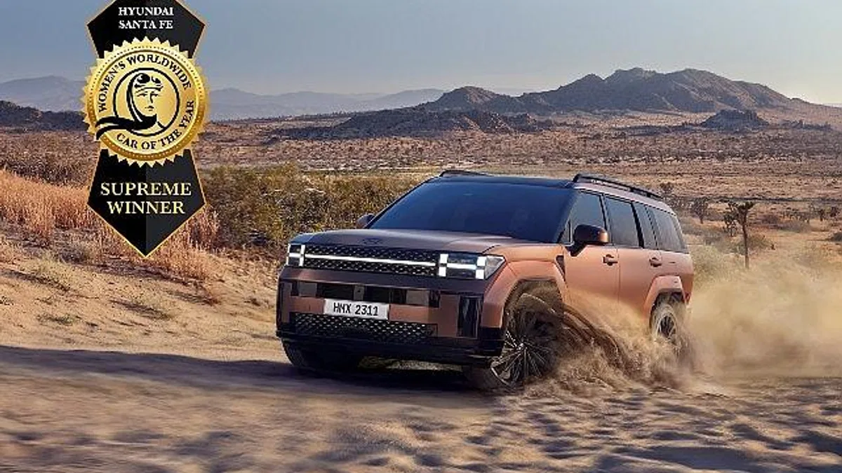 Kadınların Dünyada Yılın Otomobili Hyundai SANTA FE Seçildi.