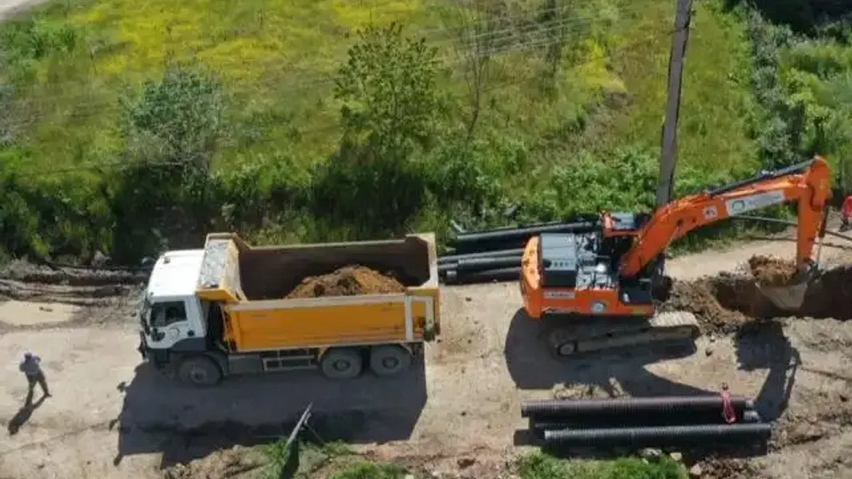 Ordu Fatsa’da altyapı yatırımları sürüyor