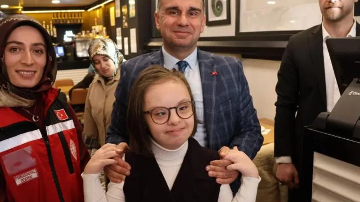 Erzurum'da Aile ve Sosyal Hizmetler'den 'sevgi köprüsü' bağı