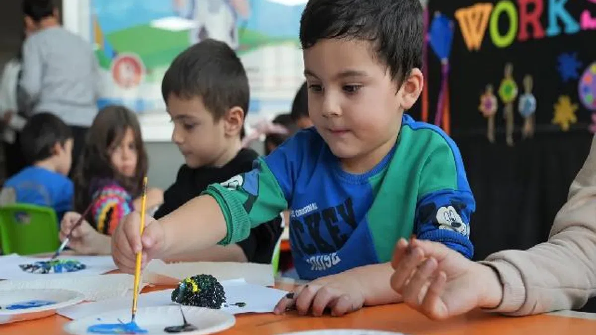 Ankara Keçiörenli çocuklar Workshop ile doyasıya eğlendi