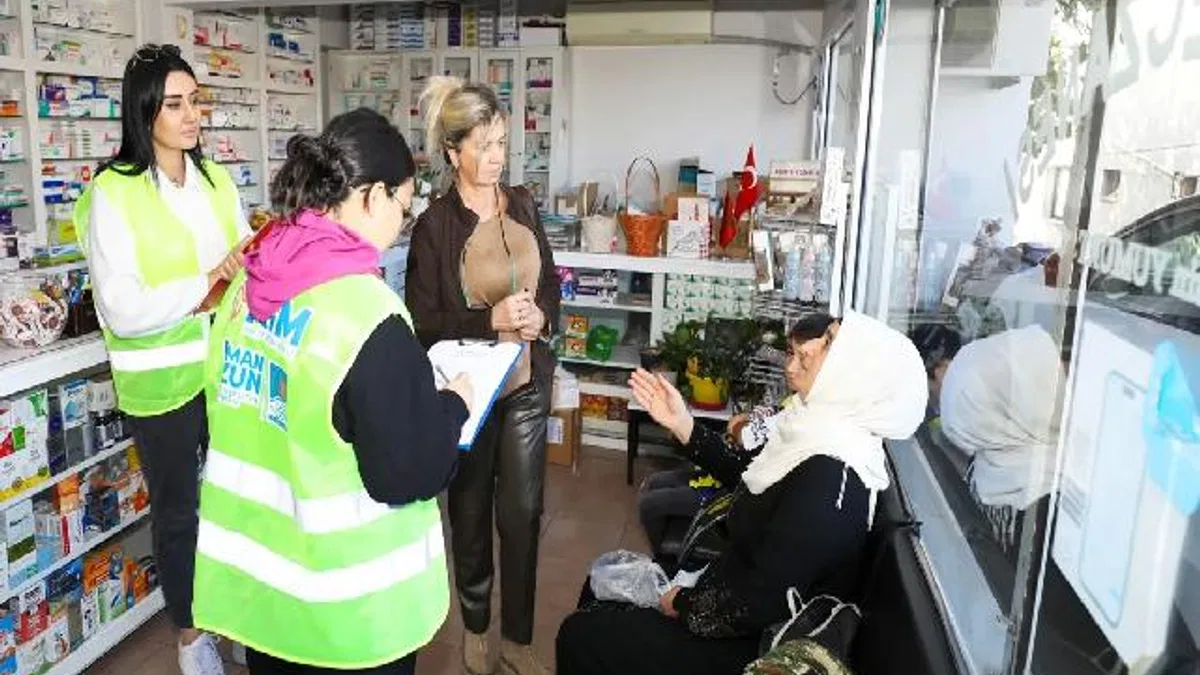 İzmir Narlıdere’de esnafın ihtiyaçları yerinde tespit ediliyor