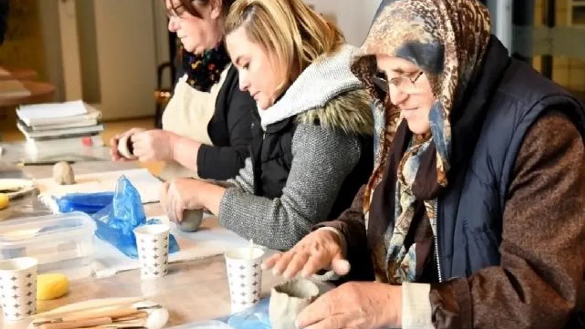 İzmir Bornova'da tarihin kalbinde sanat atölyesi