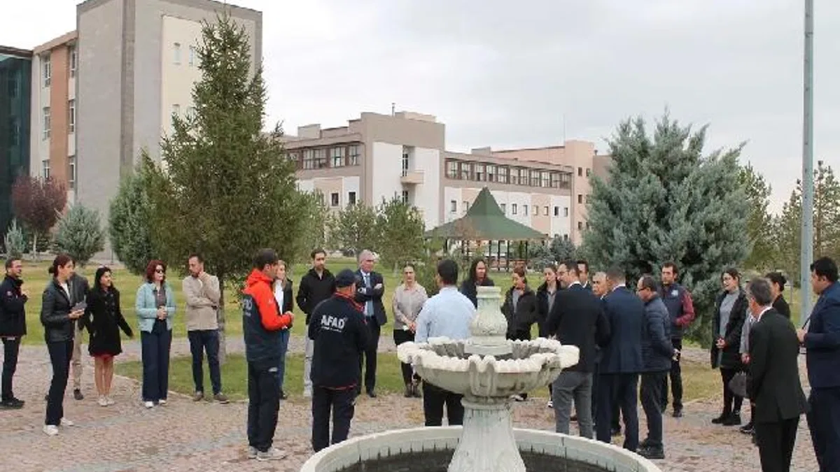 NNYÜ'de deprem tatbikatı