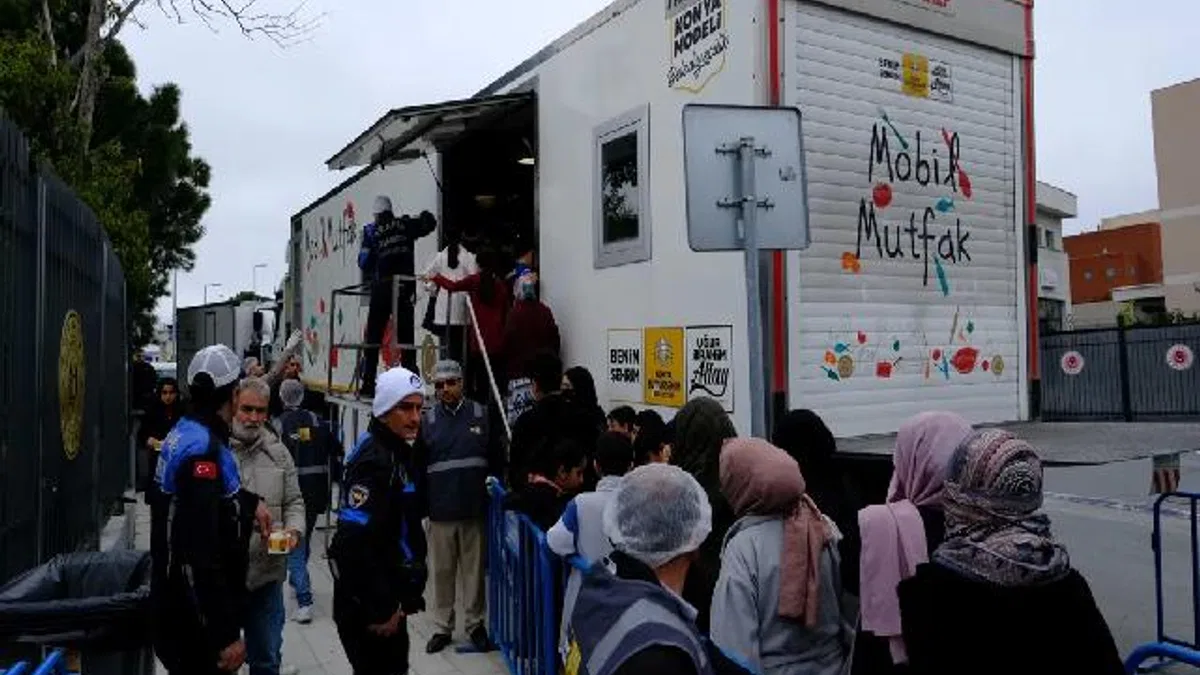 Konya'nın mobil mutfağı İstanbulluların hizmetinde
