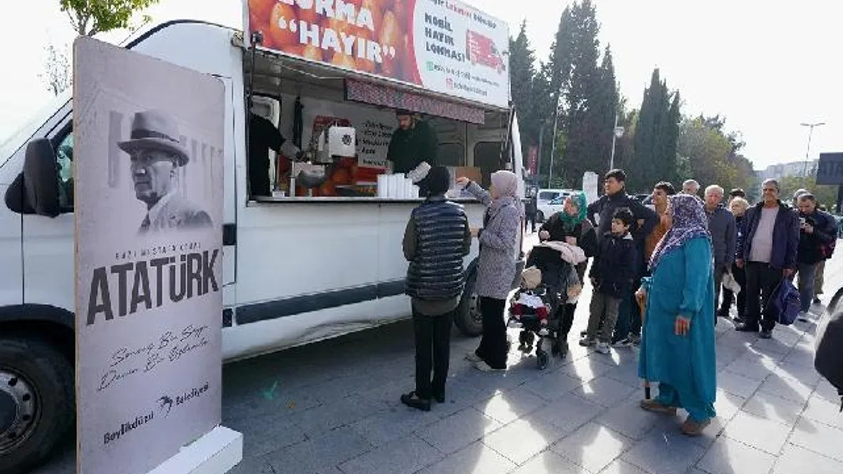 10 Kasım’da Beylikdüzü’nde lokma geleneği sürdürüldü