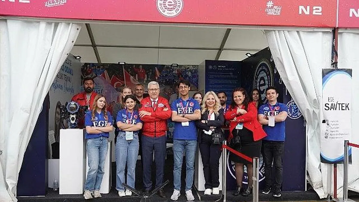 TEKNOFEST KKTC'de Ege Üniversitesi Rüzgârı Esti
