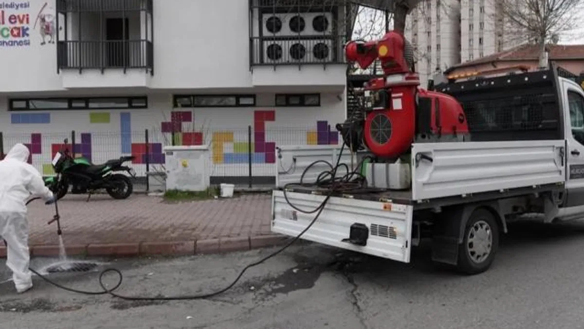 Kayseri Melikgazi'de haşeresiz yaz hazırlığı