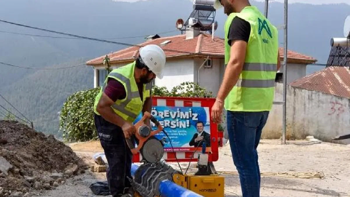 Mersin’de su altyapısı güçleniyor