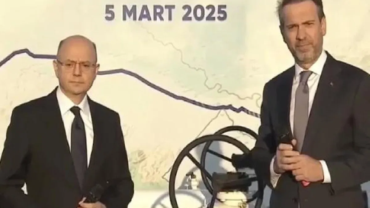 Iğdır-Nahçıvan Hattı'ndan gaz akışı başladı