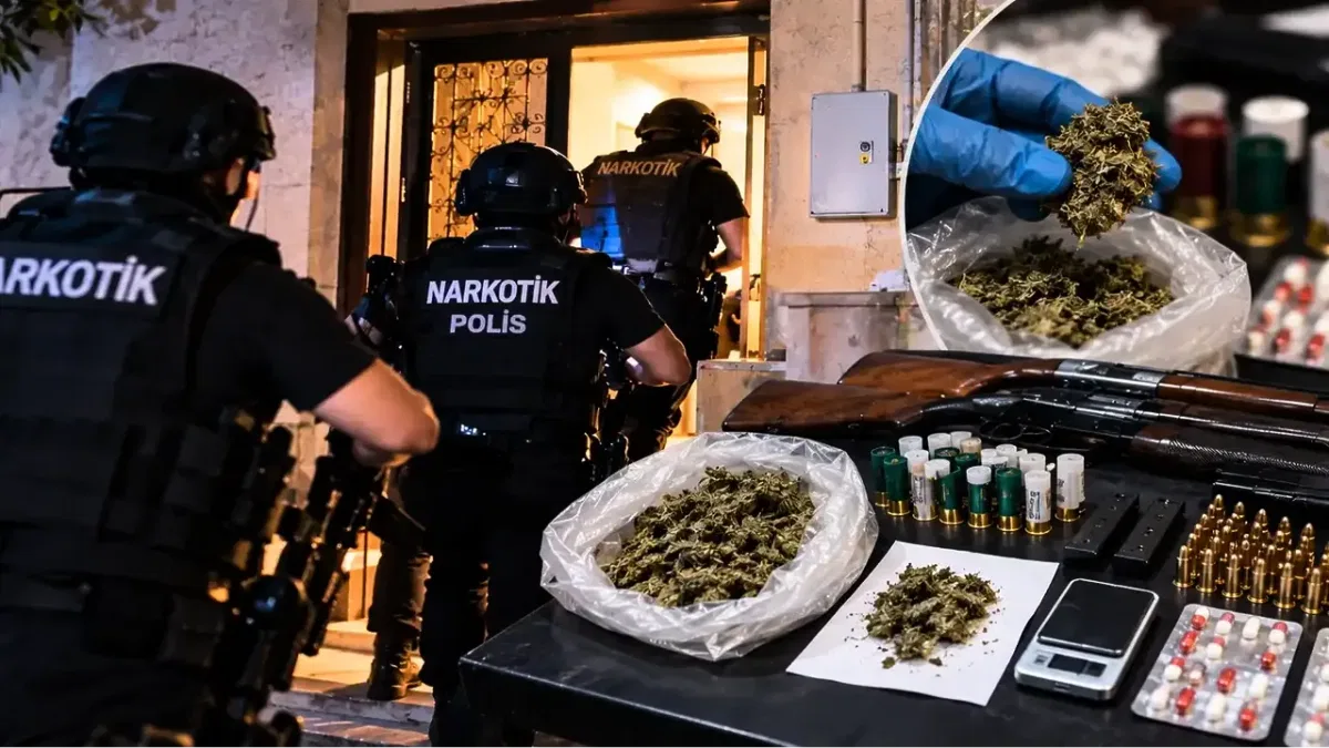 Antalya Kumluca’da narkotik operasyonu!