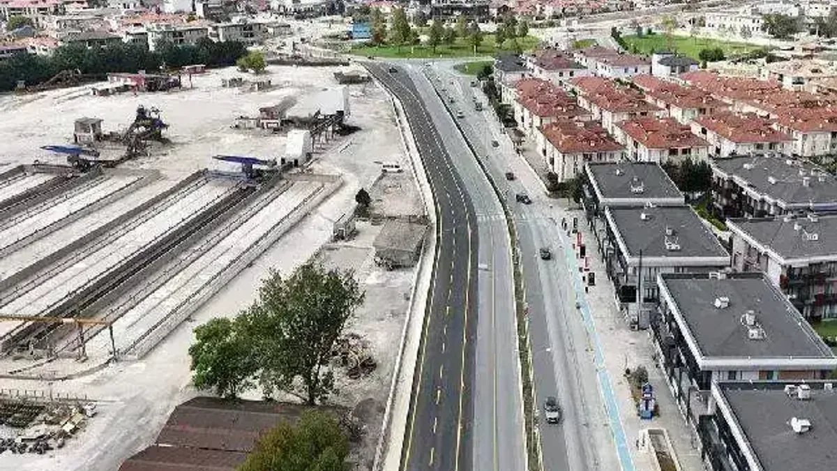 Sakarya Yazlık Kavşağı ile Millet Bahçesi arasındaki yol genişletme tamamlandı