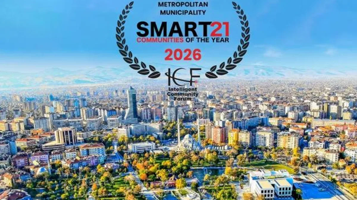 Konya'ya '2026 Smart21 Topluluğu' unvanı... Dünyanın en akıllı 21 şehrinden biri oldu