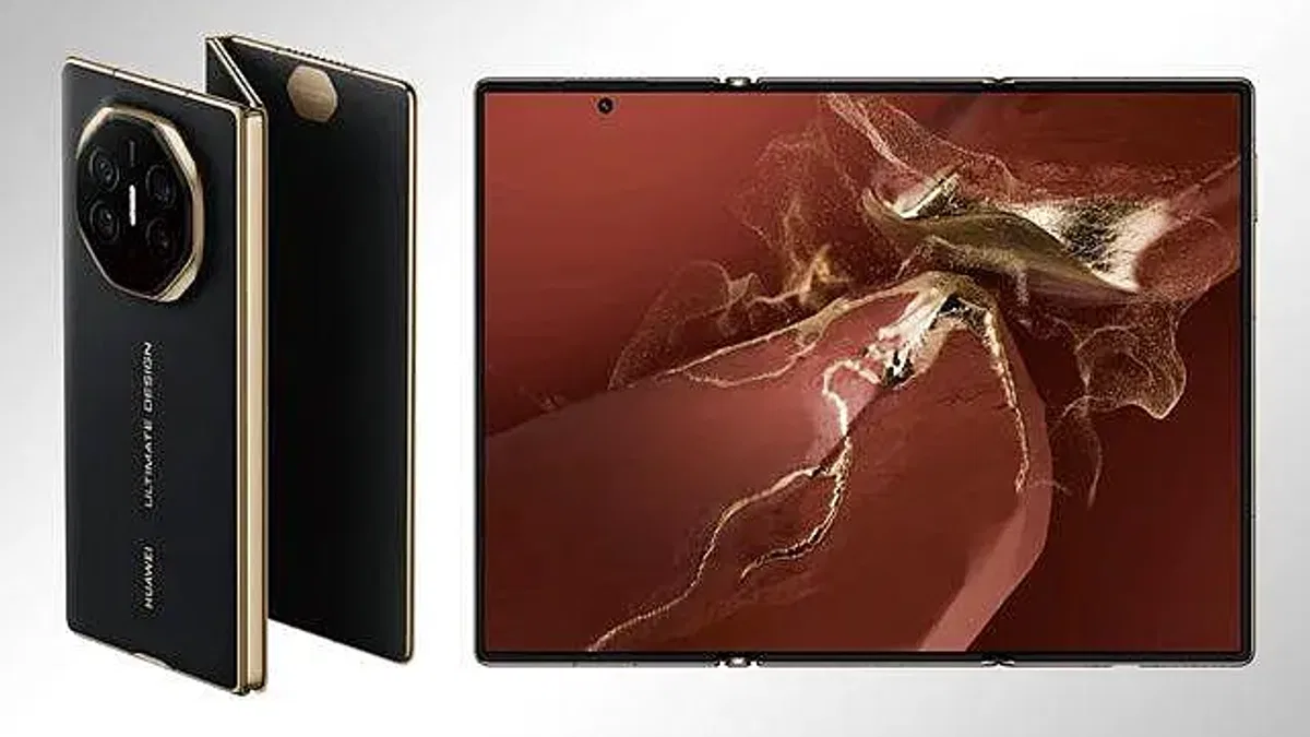 Dünyanın ilk üçe katlanabilir telefonu: Huawei Mate XT Ultimate Design