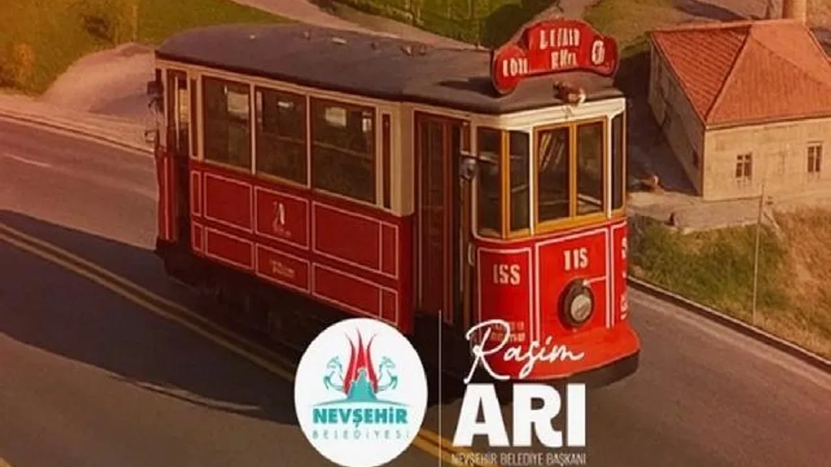 Nevşehir'in nostaljik tramvayı yola çıkıyor