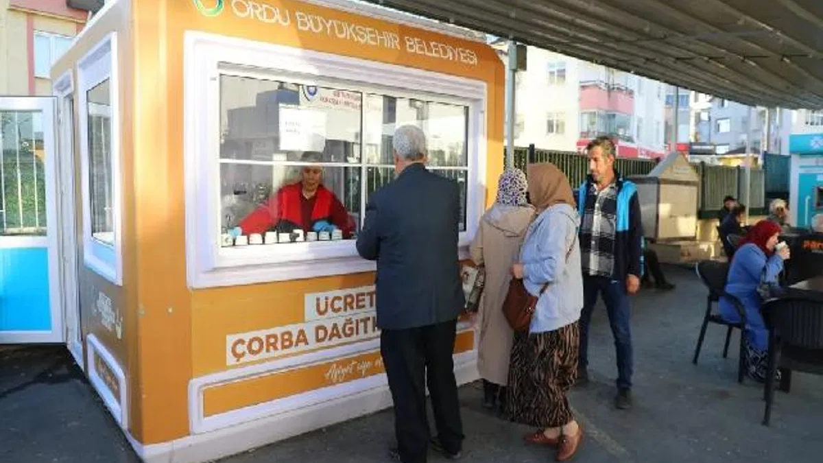 Ordu’da hastanelerde her sabah ücretsiz çorba ikramı