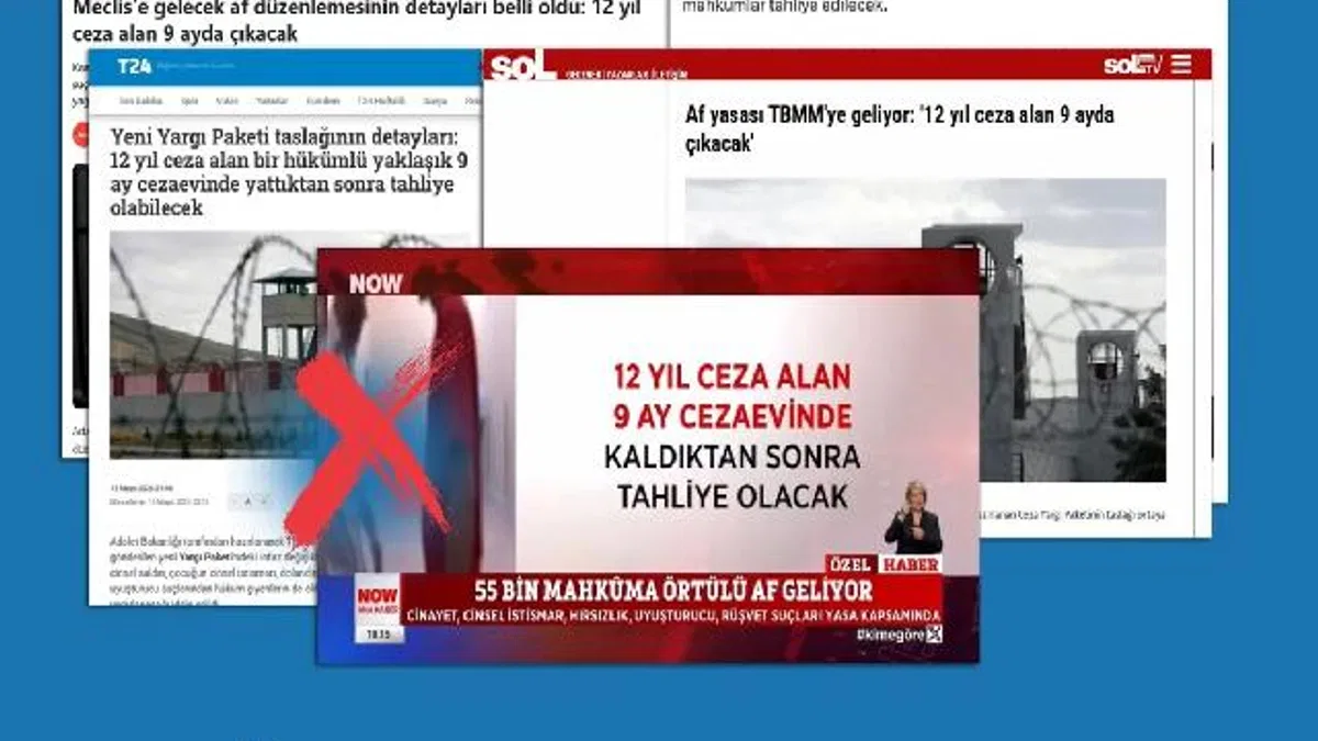 DMM: '12 yıl ceza alıp 9 ay yatacak' iddiası asılsız