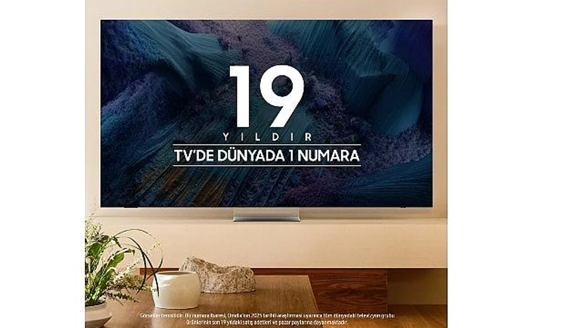 Samsung, OLED TV pazarında Türkiye'nin yeni lideri oldu!