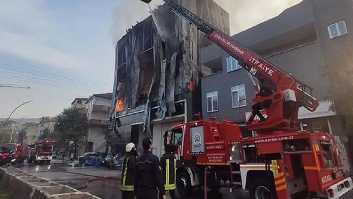 Kocaeli Dilovası'ndaki iş yeri yangınıyla ilgili 7 şüpheli tutuklandı