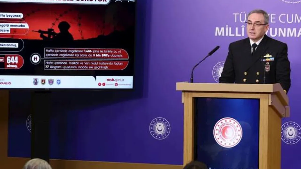 MSB'de son 1 hafta: 5 terörist teslim oldu, hudutlarda 125 kişi yakalandı