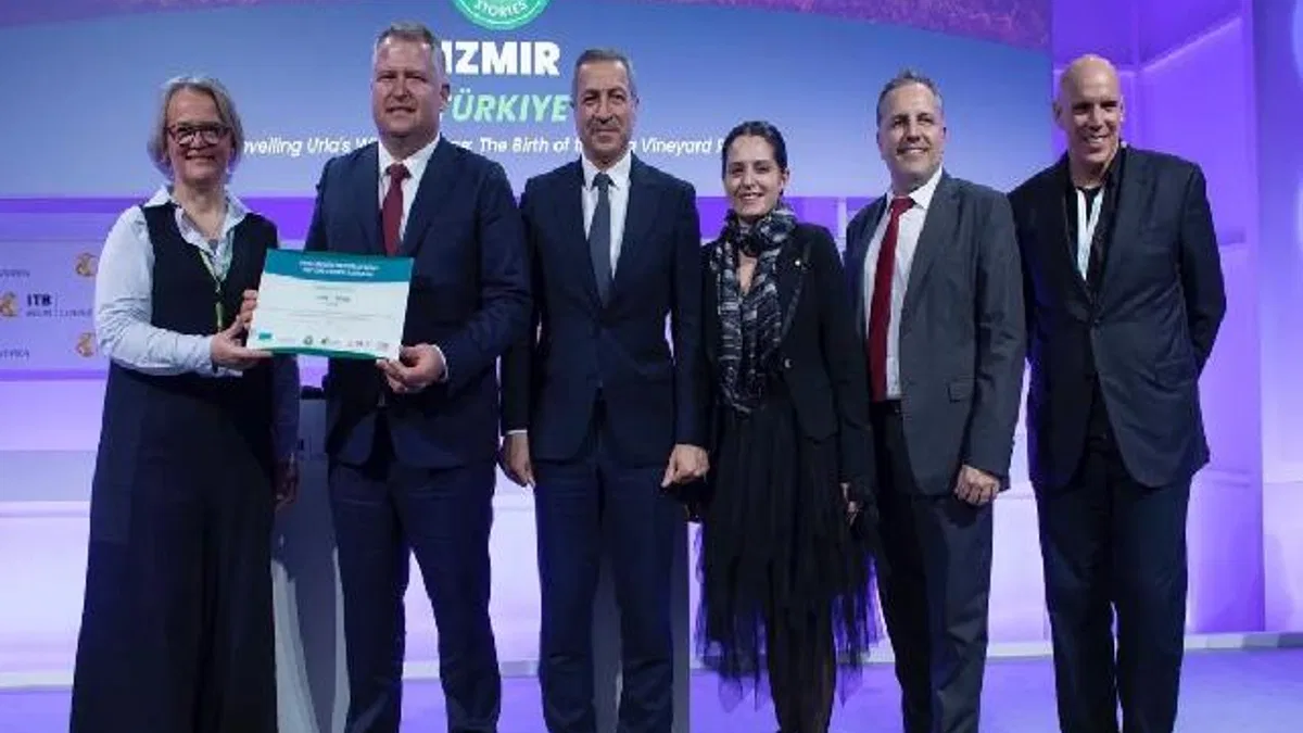 İzmir Urla Bağ Yolu'na 'Halkın Seçimi' ödülü