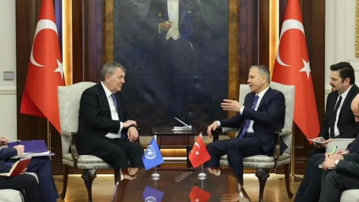 Bakan Yerlikaya, UNRWA Genel Komiseri Lazzarini ile görüştü