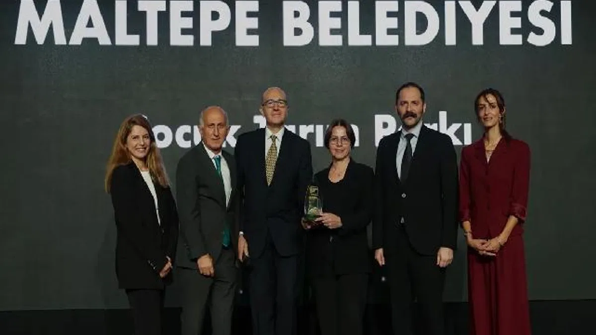 Maltepe’nin “Çocuk Tarım Parkı” projesine sürdürülebilirlik ödülü