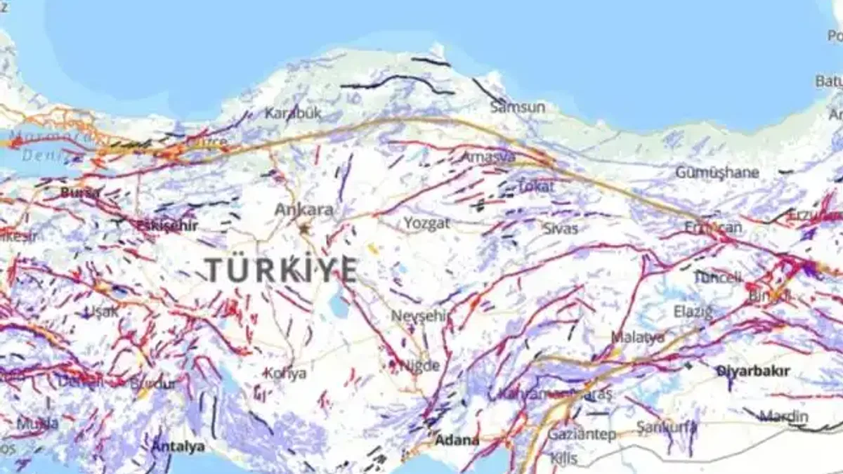 Türkiye'nin diri fay haritası güncellendi... Diri faylar 700’e yükseldi!