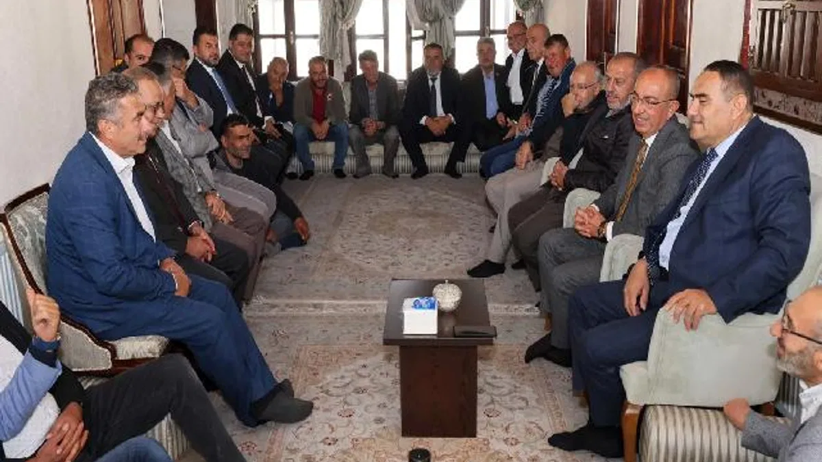 Konya Meram'da iki ayrı buluşma