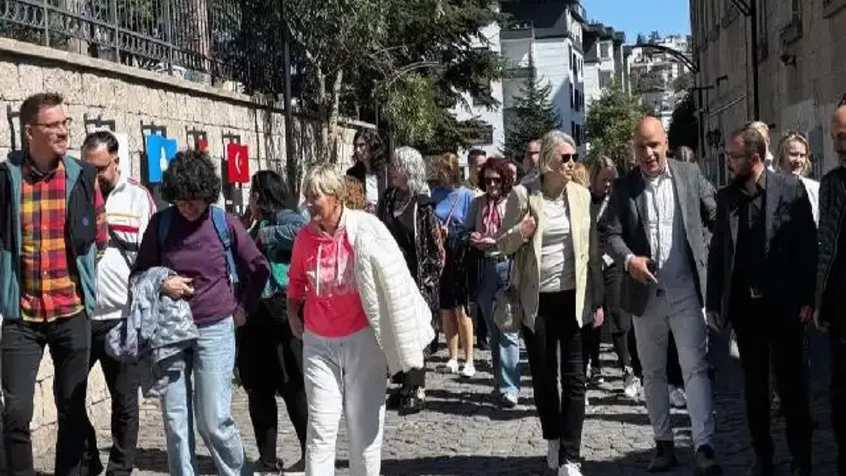 Kayseri Talas'ta Finlandiya heyetine tarihi gezi