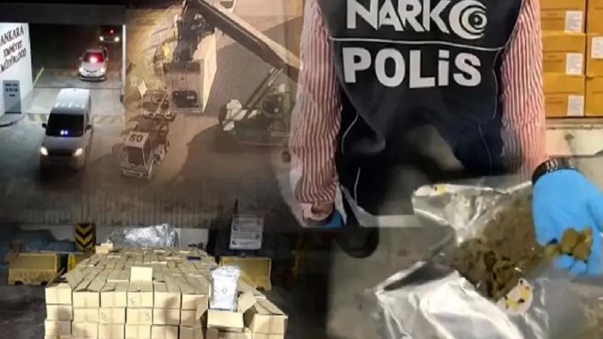 Derince Limanı'nda 1,5 tonluk skunk operasyonu: 5 gözaltı!