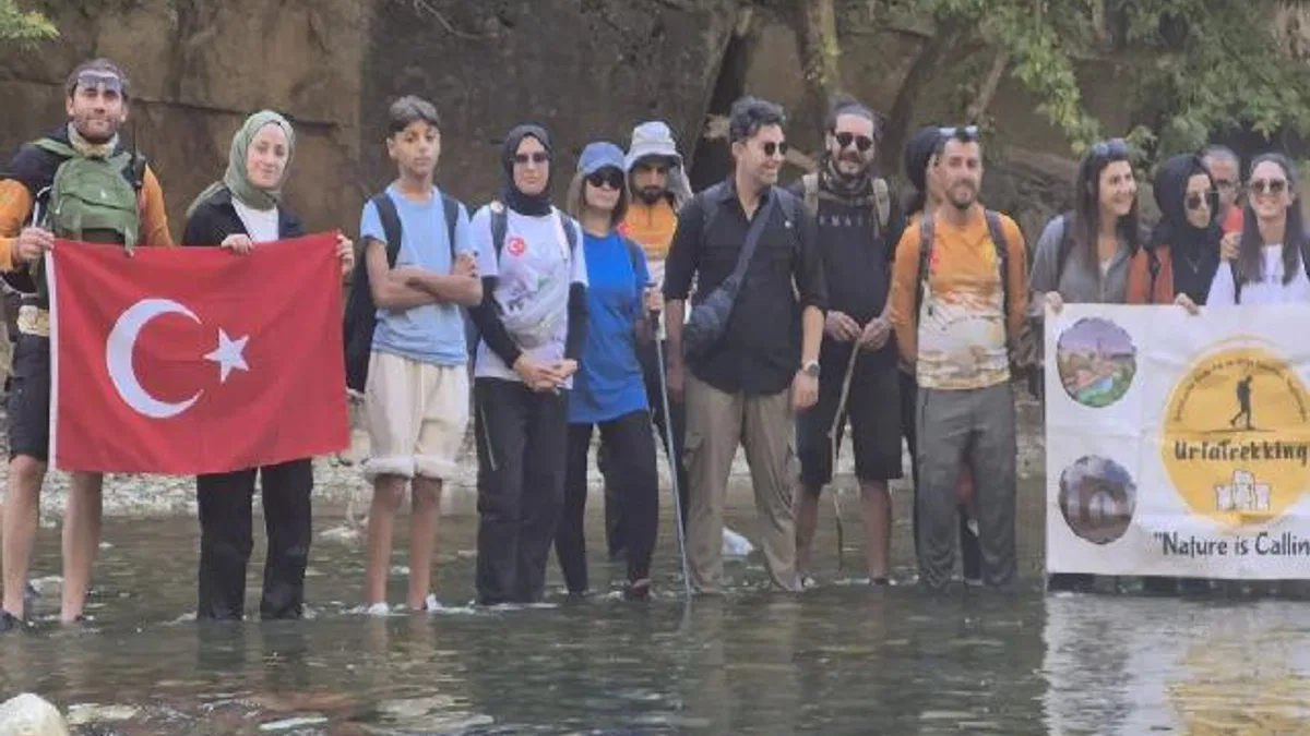 Şanlıurfa’dan 50 doğasever, Batman’da Zore Kanyonu’nda