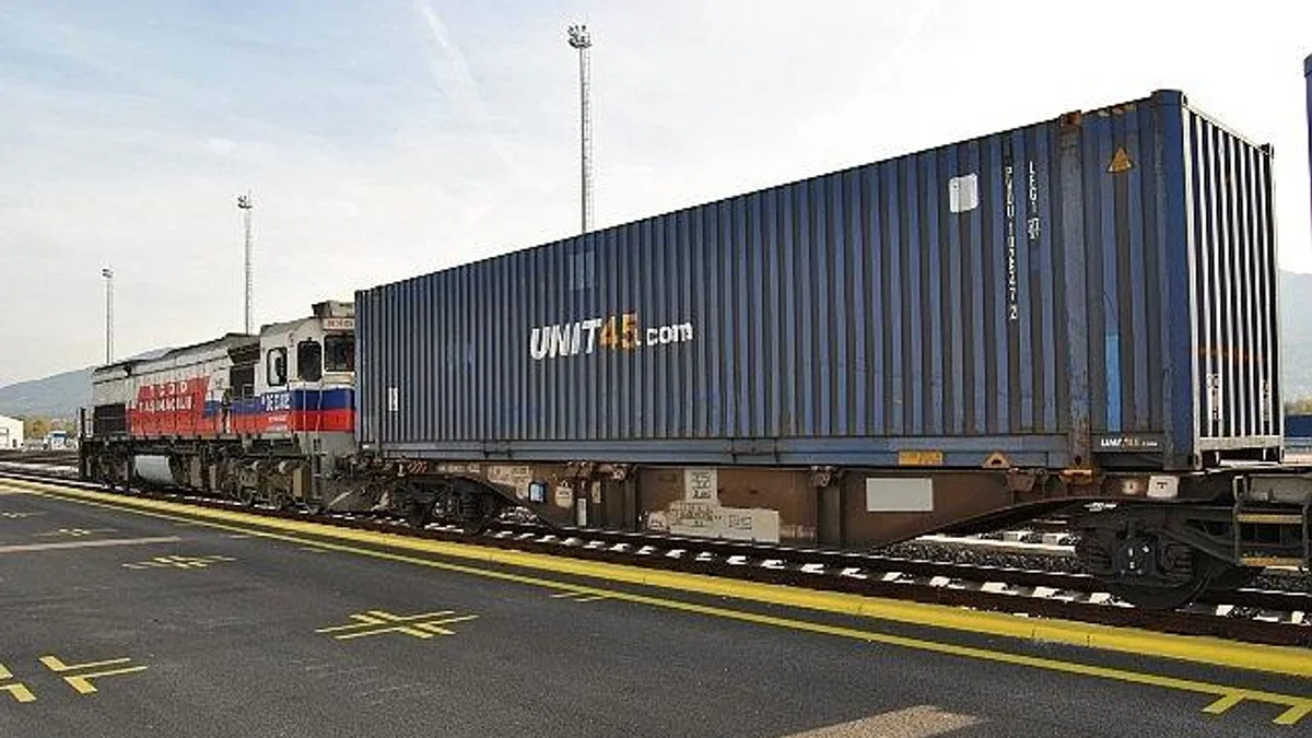 Türkiye'nin İlk Özel Intermodal Terminali Railport'tan İlk Tren Çıkışı Gerçekleşti