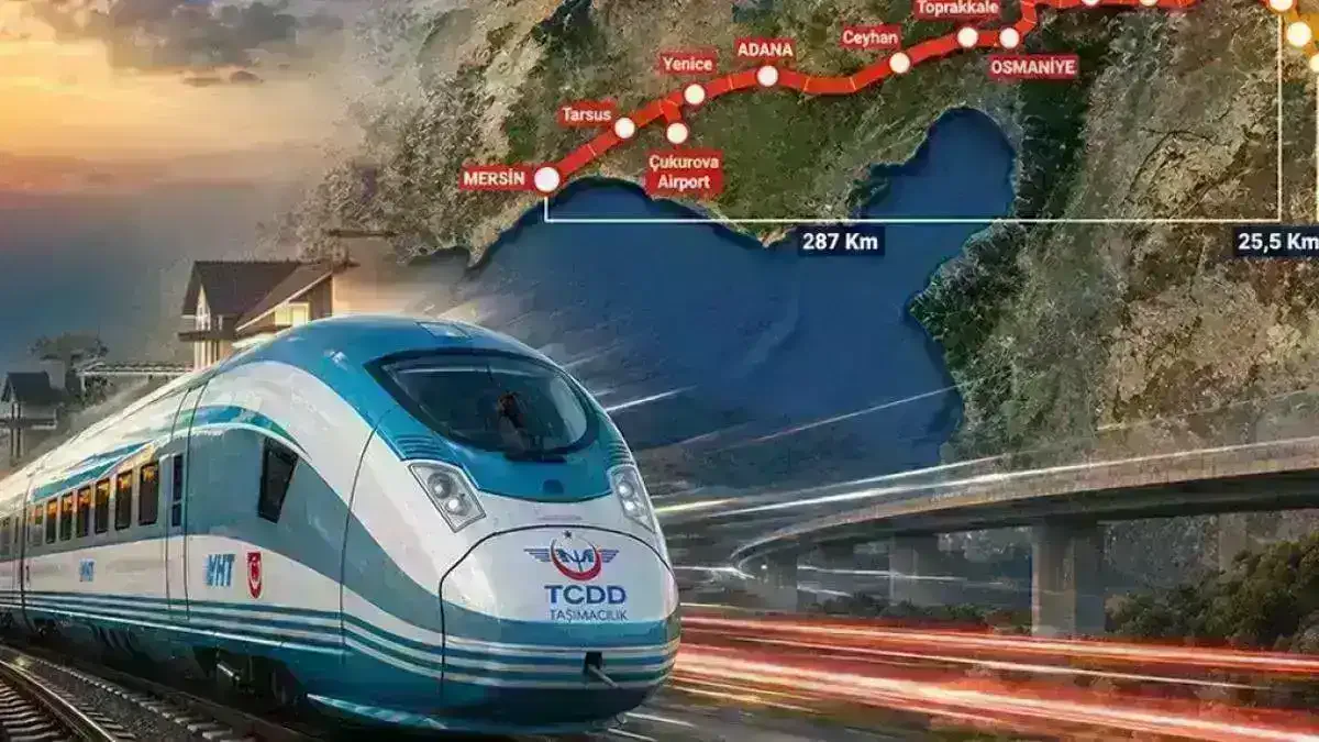 Mersin-Gaziantep YHT Hattı, Türkiye’yi Orta Koridor ve Kalkınma Yolu’na bağlayacak