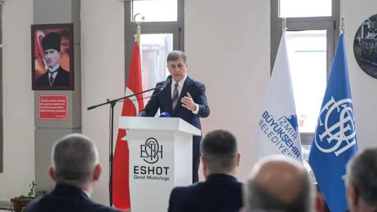 Başkan Tugay’dan ESHOT çalışanlarına moral mesajı
