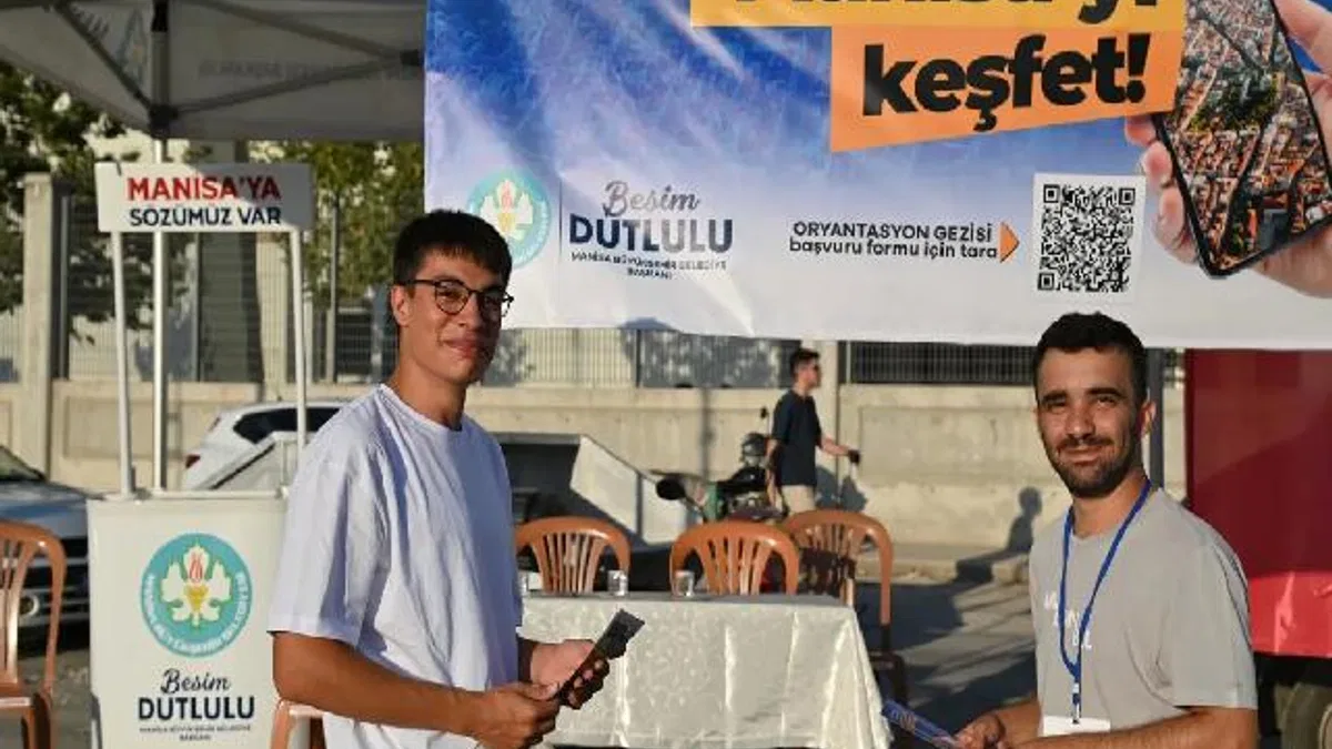 Üniversitelilere 'Manisa'ya hoşgeldin' keşfi