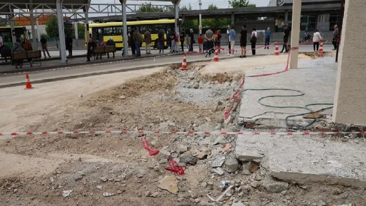 Bursa Terminali’nde altyapı çalışmaları hızlandı