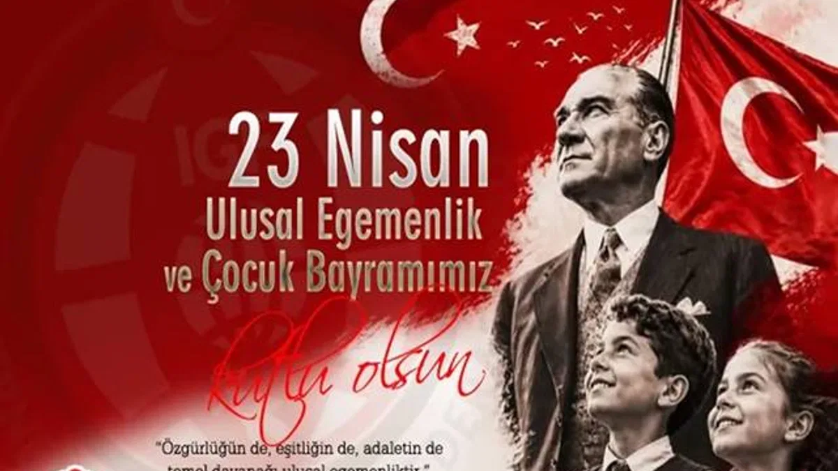 Küçük hanımlar, küçük beyler... Yaşasın 23 Nisan
