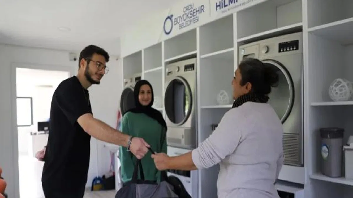 Ordu'da gençler çamaşır derdine düşmüyor
