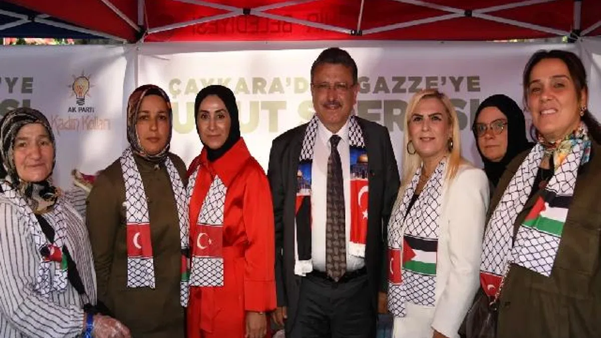 Trabzon’dan Gazze’ye gönül köprüsü