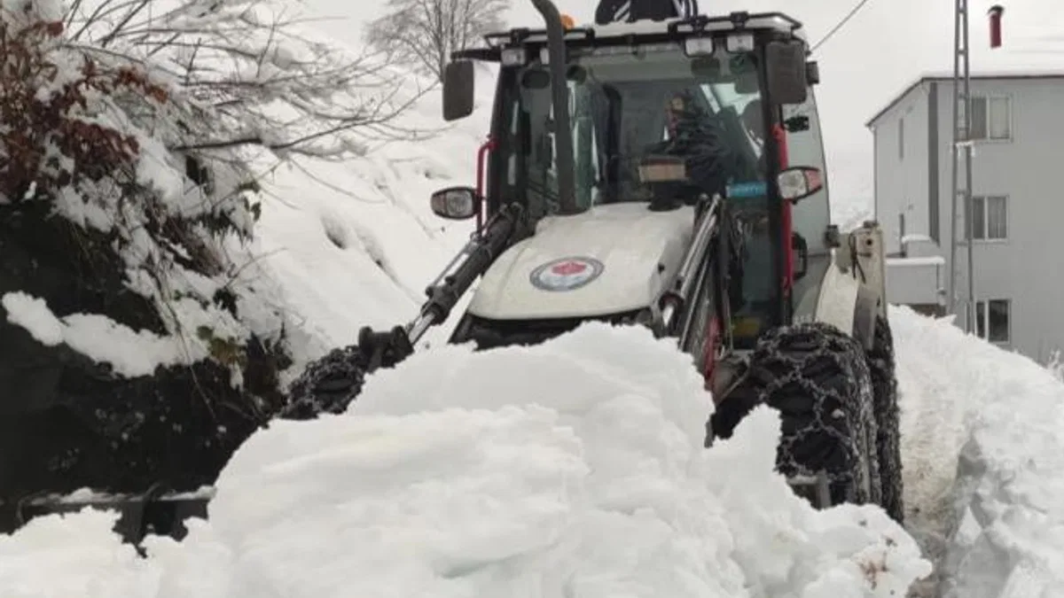 Trabzon Büyükşehir'in kış mesaisi başladı