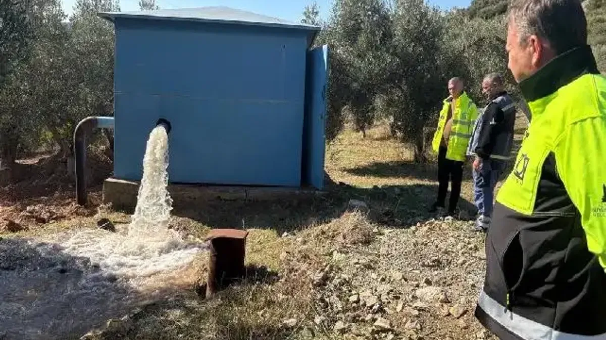 İzmir Efes Selçuk içme suyuna kavuştu